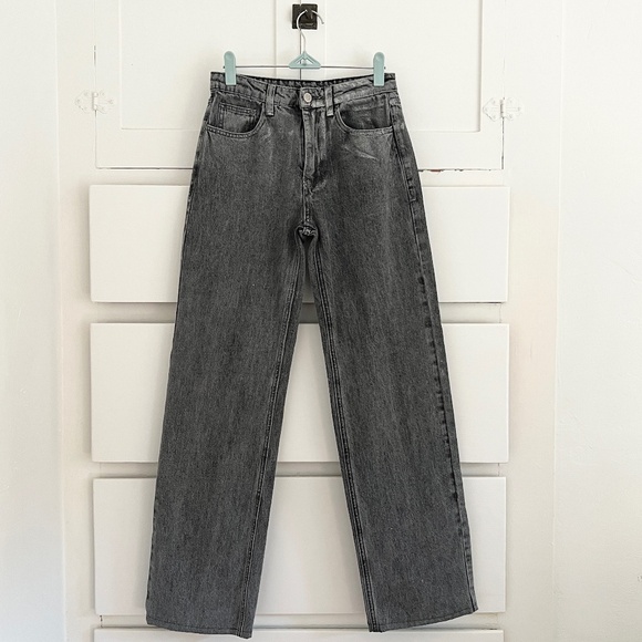 Benaar LA Metallic Gray High-Rise Jeans Size 26 / XS - Picture 1 of 7